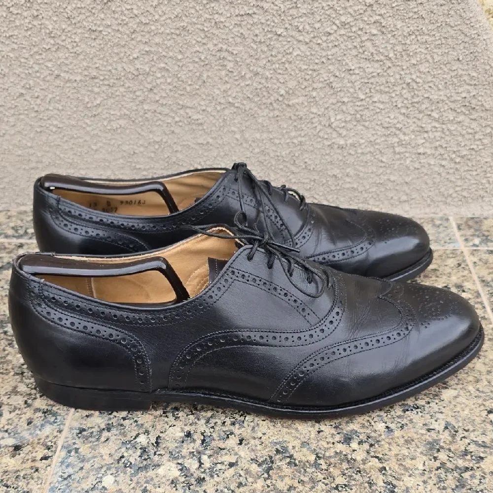 Cole Haan Classic Black Brogue Derbys